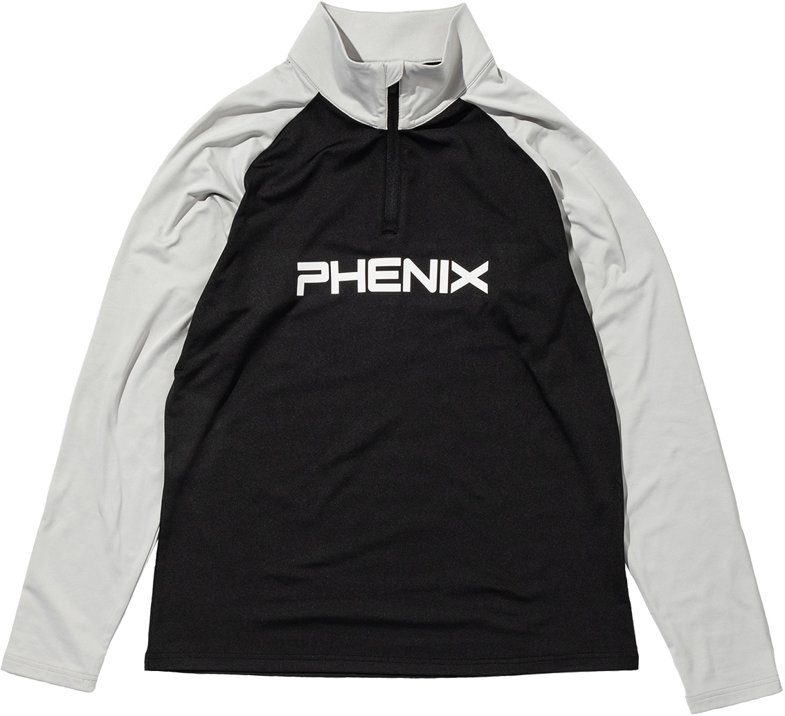 Кофты, свитера, толстовки Phenix Retro70 1/2 Zip Tee (Black)