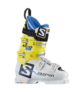 Горнолыжные ботинки Salomon X Lab+ 130 White/Yellow