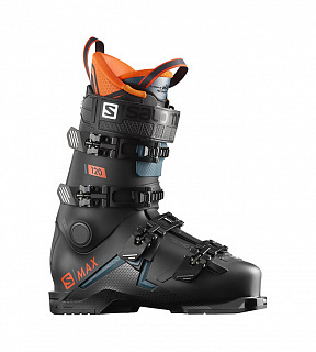 Горнолыжные ботинки Salomon S/Max 120 Black/Orange