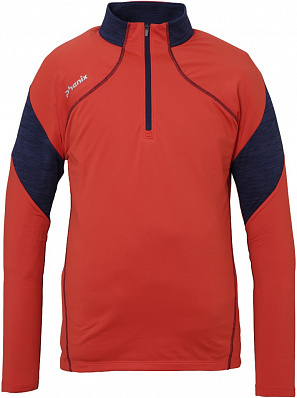 Alto 1/2 Zip Tee (Flame red)