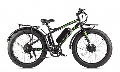 Электровелосипед Volteco Bigcat Dual new (Черный матовый)