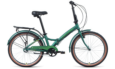 Велосипед Forward Enigma 24 3.0 2021 (Зеленый матовый/желтый)