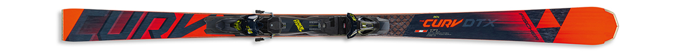 Горные лыжи с креплениями Fischer RC4 The Curv DTX RT + RC4 Z12 PR