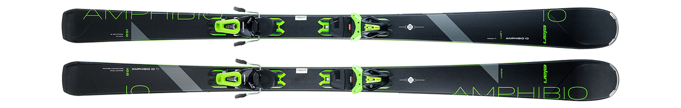 Горные лыжи с креплениями Elan Amphibio 10Ti PS + EL 10 GW Shift
