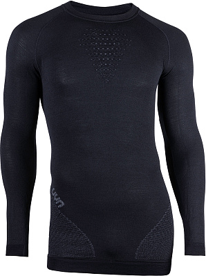 , ,  UYN Fusyon Man UW Shirt LG_SL (Black/Anthracite/Anthracite)