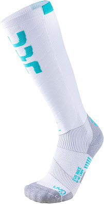 Носки UYN Ski Evo race lady (W140 White/Water Green)