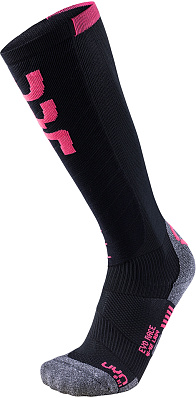 Носки UYN Ski Evo race lady (Black/Pink Paradise)