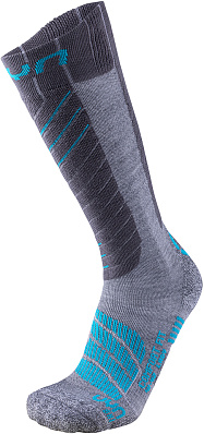  UYN Ski comfort fit lady (Grey/Turquoise)