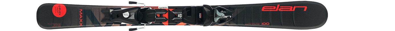 Горные лыжи с креплениями Elan Maxx Red QS + EL 4.5 Shift