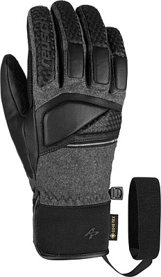 , ,  Reusch Alexis Pinturault GTX + Gore Grip Technology (Black/grey)