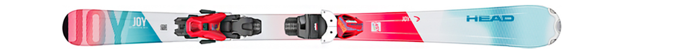 Горные лыжи с креплениями Head Joy Easy JRS + JRS 4.5 GW solid red