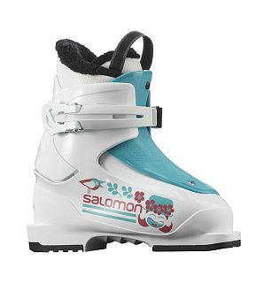 Горнолыжные ботинки Salomon T1 Girly White/Scuba Blue