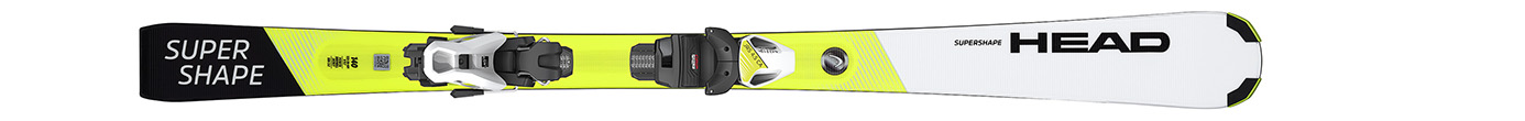 Горные лыжи с креплениями Head Supershape JRS + JRS 7.5 GW (130-150)