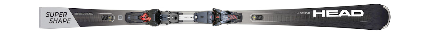 Горные лыжи с креплениями Head Supershape e-Original SF-PR + PRD 12 GW Black/Red