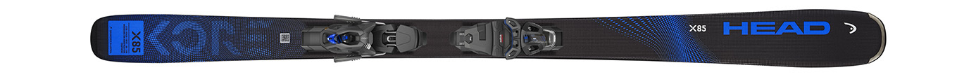 Горные лыжи с креплениями Head Kore X 85 LYT-PR + PRD 12 GW Black/Blue