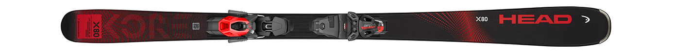 Горные лыжи с креплениями Head Kore X 80 LYT-PR + PR 11 GW Black/Red