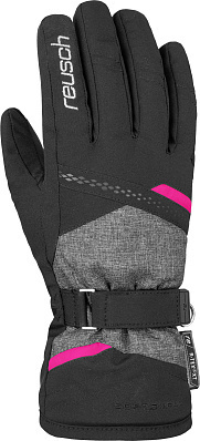 Перчатки Reusch Hannah R-Tex XT (Black/Black Melange/Pink Glo)