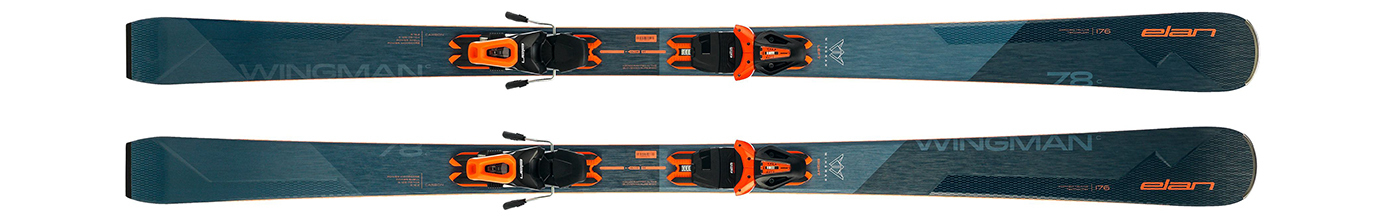 Горные лыжи с креплениями Elan Wingman 78C PS + EL 10 Shift