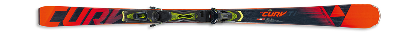 Горные лыжи с креплениями Fischer RC4 The Curv Ti AR + RX 13 GW PR
