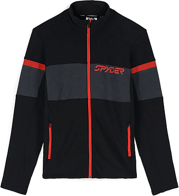 Кофты, свитера, толстовки Spyder Speed full zip (Black volcano)