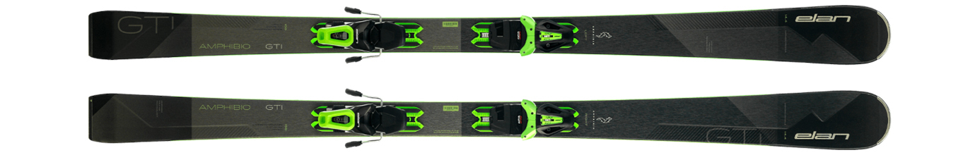 Горные лыжи с креплениями Elan Amphibio GTI PS + EL 10.0