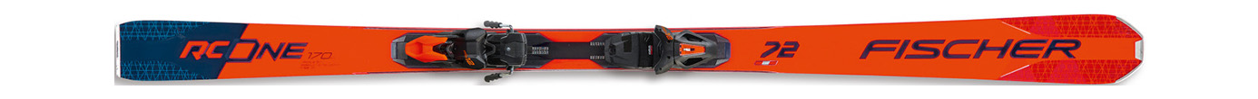 Горные лыжи с креплениями Fischer RC One 72 Multiflex + RSX Z12  PR 