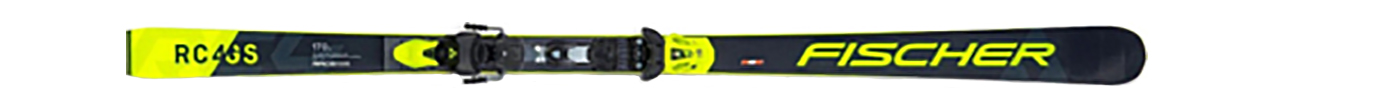 Горные лыжи с креплениями Fischer RC4 WC GS Jr M/O-Plate (124-145) + SX 7.5 GW