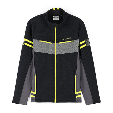  Spyder Wengen encore full zip (Black citrus)