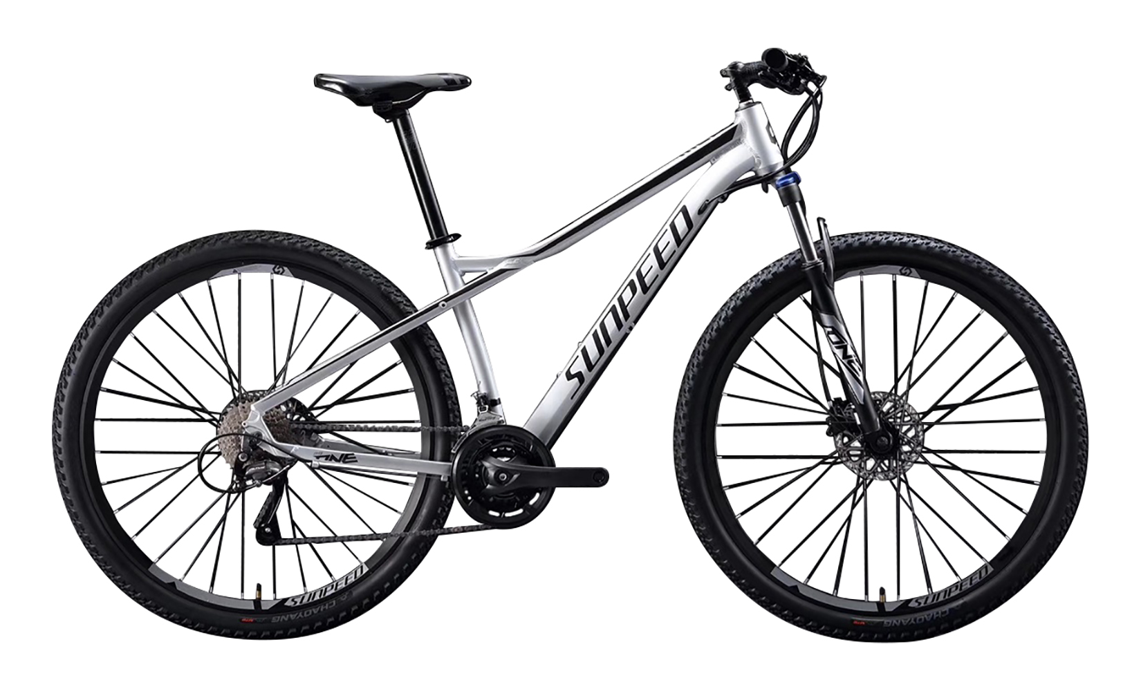 Велосипед Sunpeed One 27.5 (Silver Black/Серебристо-Черный)