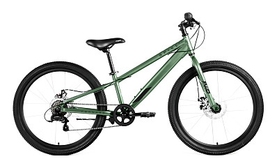 Велосипед Forward Spike 24 D 2023 (Зеленый/черный)