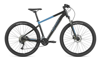Велосипед Format 1412 27,5 (Черный-Матовый/Синий-Матовый)