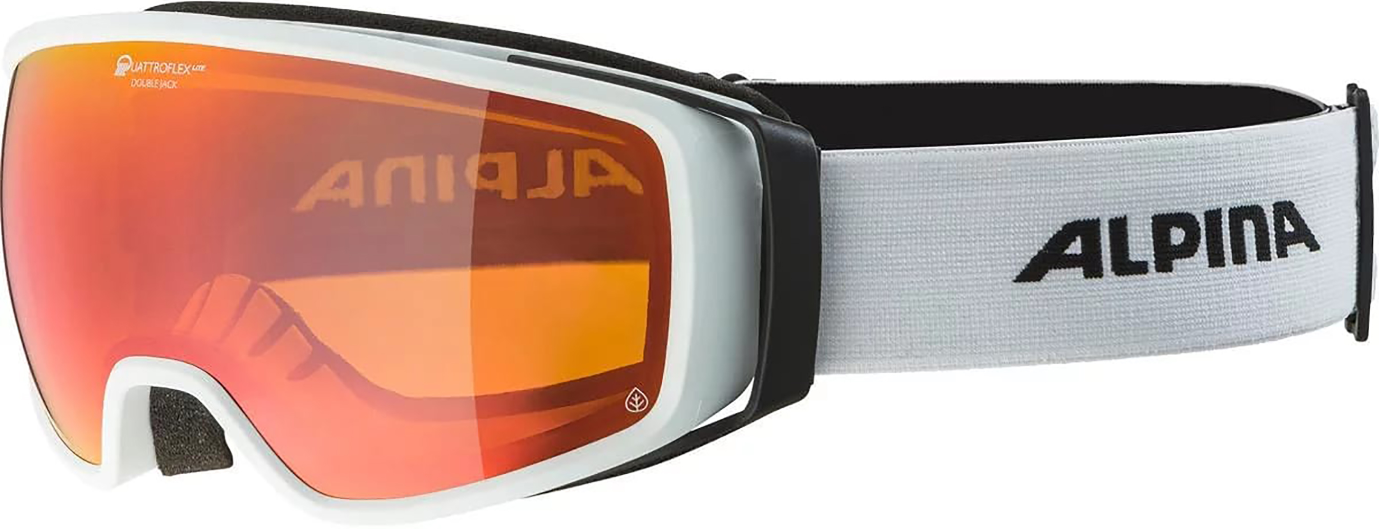 Горнолыжные очки Alpina Double Jack Planet Q-Lite White Matt