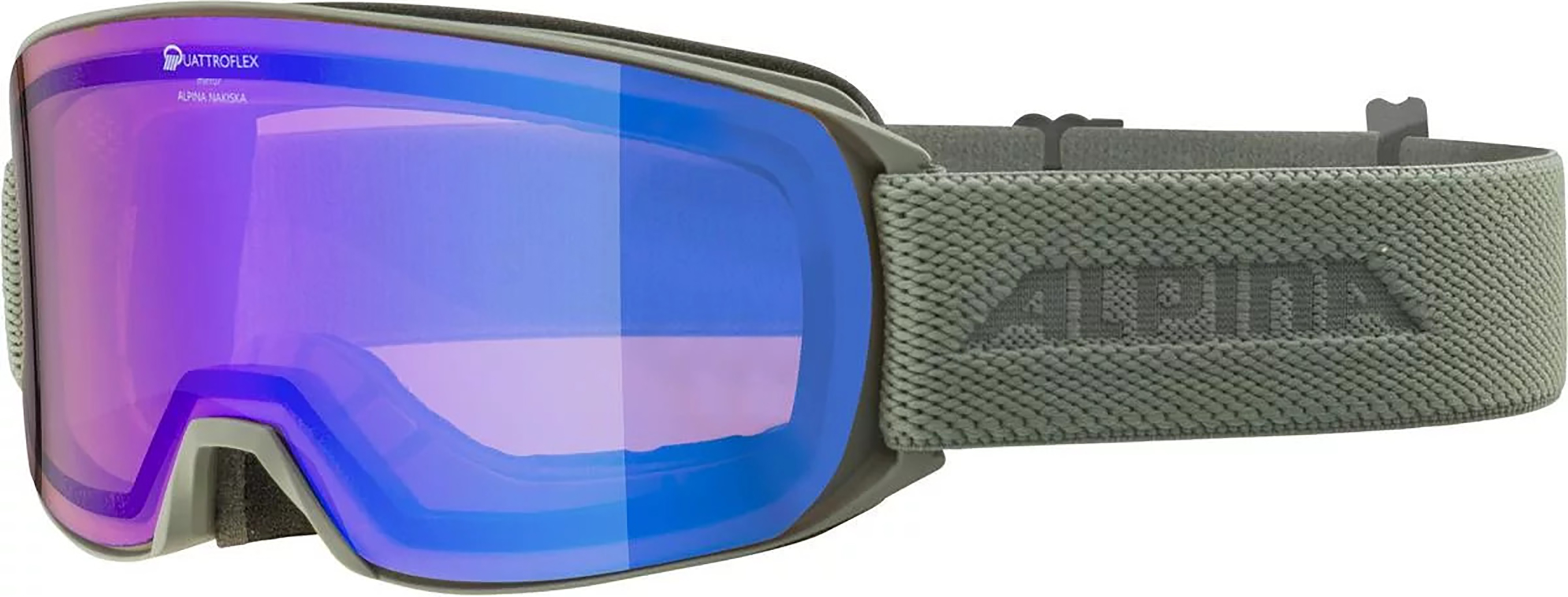 Горнолыжные очки Alpina Nakiska Q Moon-Grey Matt