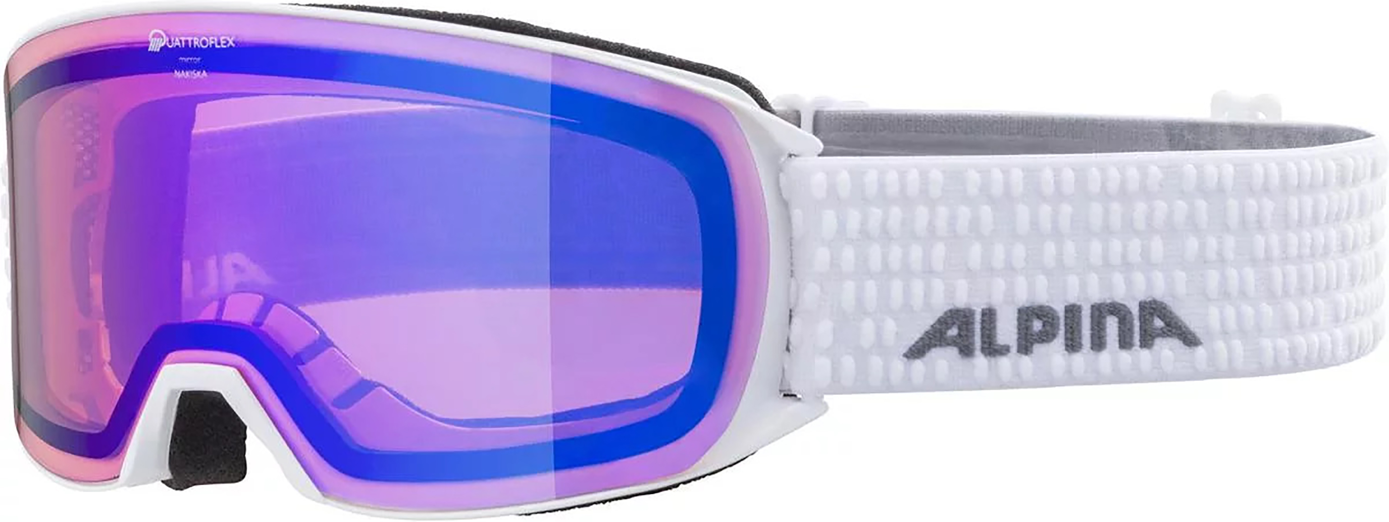 Горнолыжные очки Alpina Nakiska Q White Gloss