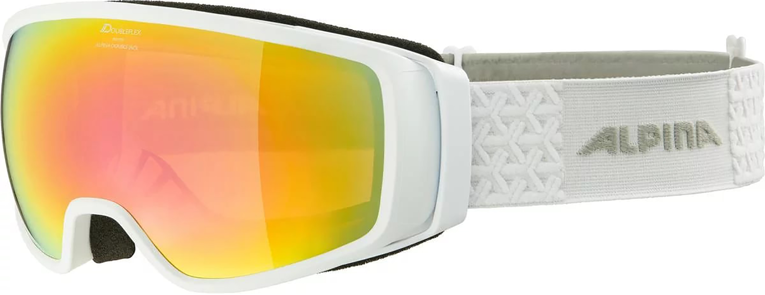 Горнолыжные очки Alpina Double Jack Q-Lite White Matt