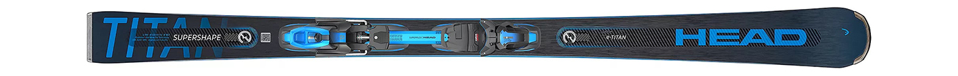 Горные лыжи с креплениями Head Supershape e-Titan SW SF-PR + PRD 12 GW