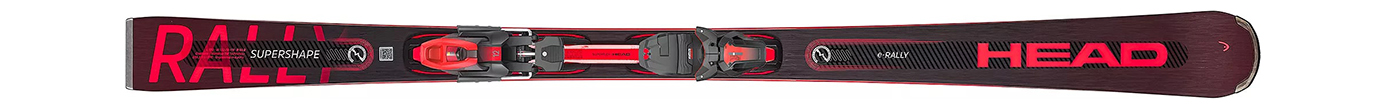 Горные лыжи с креплениями Head Supershape e-Rally SW SF-PR + PRD 12 GW