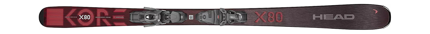 Горные лыжи с креплениями Head Kore X 80 LYT-PR + PR 11 GW Black/Red