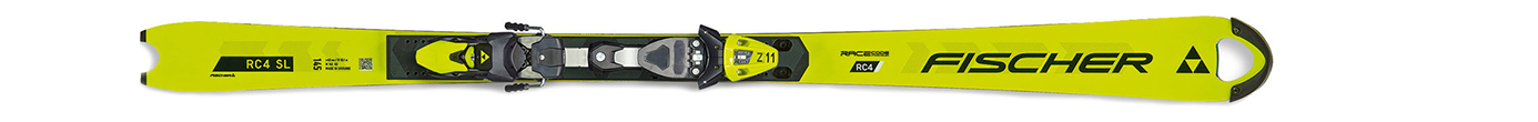 Горные лыжи с креплениями Fischer RC4 WC SL Jr. M/O-Plate + RC4 Z9 GW