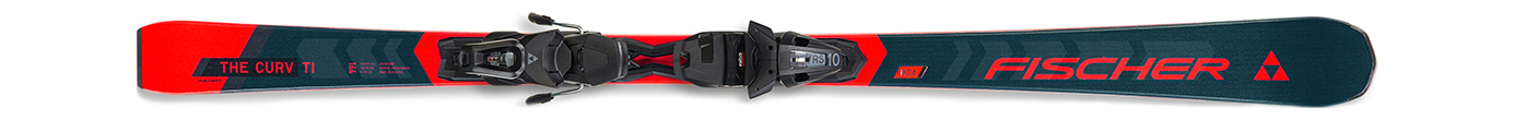 Горные лыжи с креплениями Fischer The Curv TI TPR + RS 10 PR