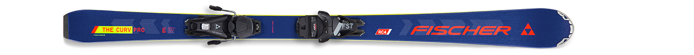 Горные лыжи с креплениями Fischer The Curv PRO JRS + FJ7 CA JRS