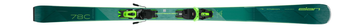 Горные лыжи с креплениями Elan Wingman 78C PS + EL 10 GW Shift