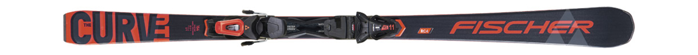Горные лыжи с креплениями Fischer The Curv DTI AR + RS 11 PR