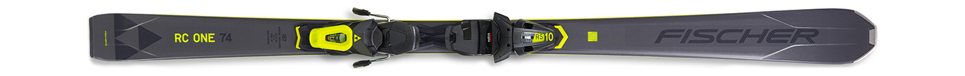 Горные лыжи с креплениями Fischer RC One 74 AR + RS 10 PR
