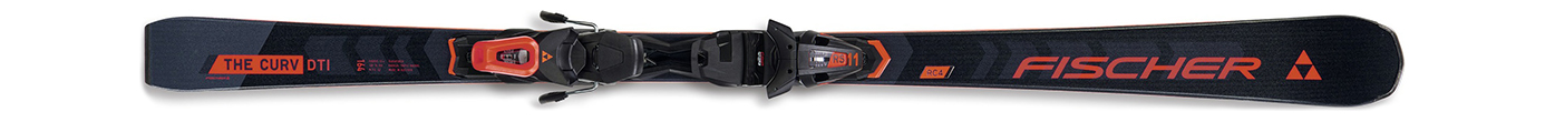 Горные лыжи с креплениями Fischer The Curv DTI AR + RS 11 PR