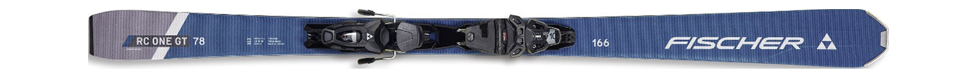 Горные лыжи с креплениями Fischer RC One 78 GT XTR RT + RSW 10 PR