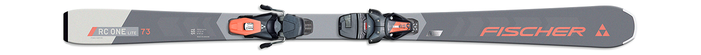 Горные лыжи с креплениями Fischer RC One LITE 73 SLR + RS 9 SLR