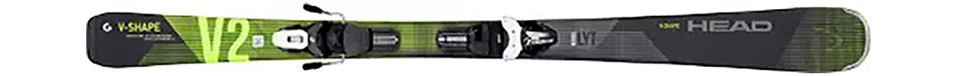 Горные лыжи с креплениями Head V-Shape V2 SLR Pro + SLR 10 GW Black