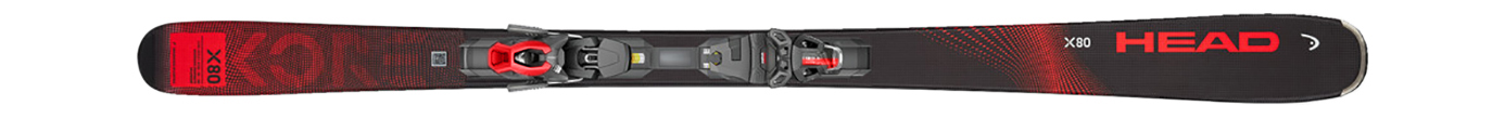 Горные лыжи с креплениями Head Kore X 80 R LYT-PR + PR 11 GW Black/Red