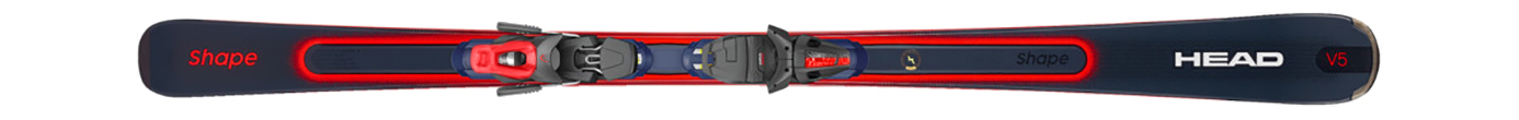 Горные лыжи с креплениями Head Shape e.V5 R SW AMT-PR + PR 11 GW Black/Red
